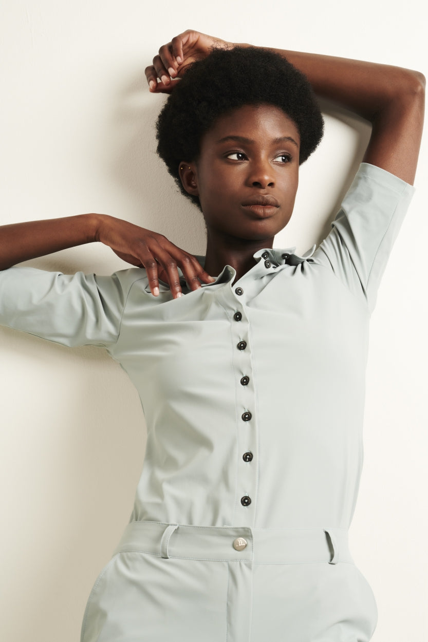 Blouse Kikkie Technical Jersey | Aqua