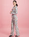 Joan Cropped Jacket Bloom | White