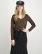 Grace V-Neck | Brown