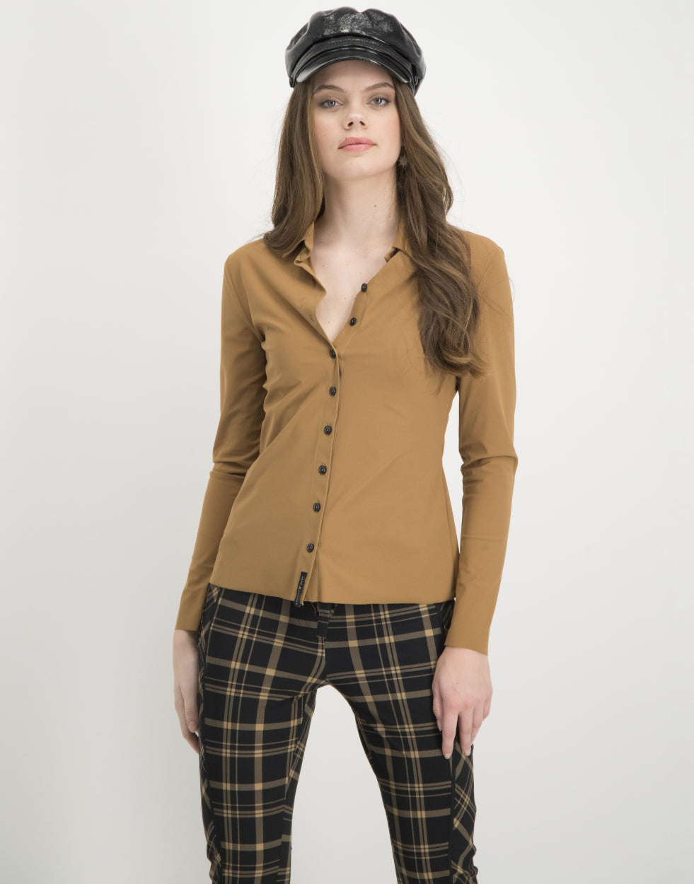 Blouse Kikkie | Cognac