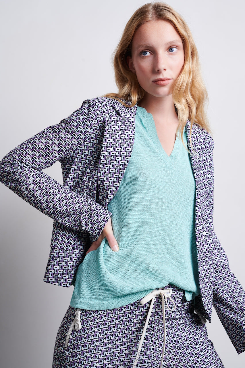 Solomon Blazer Technical Jersey | Purple Melange