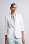 Havana Blazer Eco Viscose | Off White