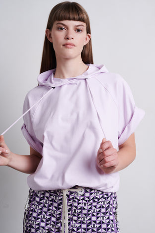 Sweatshirt Logo Organic Cotton | Lila