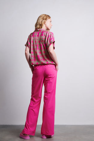 Romy Blouse | Fuxia