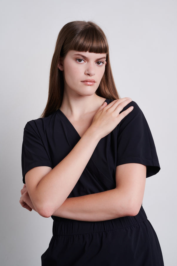 Sigrid Dress Technical Jersey | Black