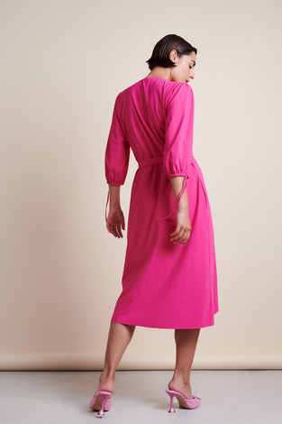 Colinda Dress Technical Jersey | Cyclamen