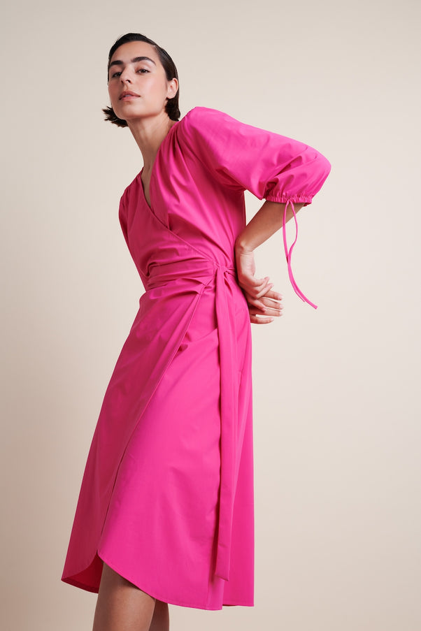 Colinda Dress Technical Jersey | Cyclamen