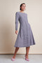 Jessica Dress Short Technical Jersey | Purple Melange