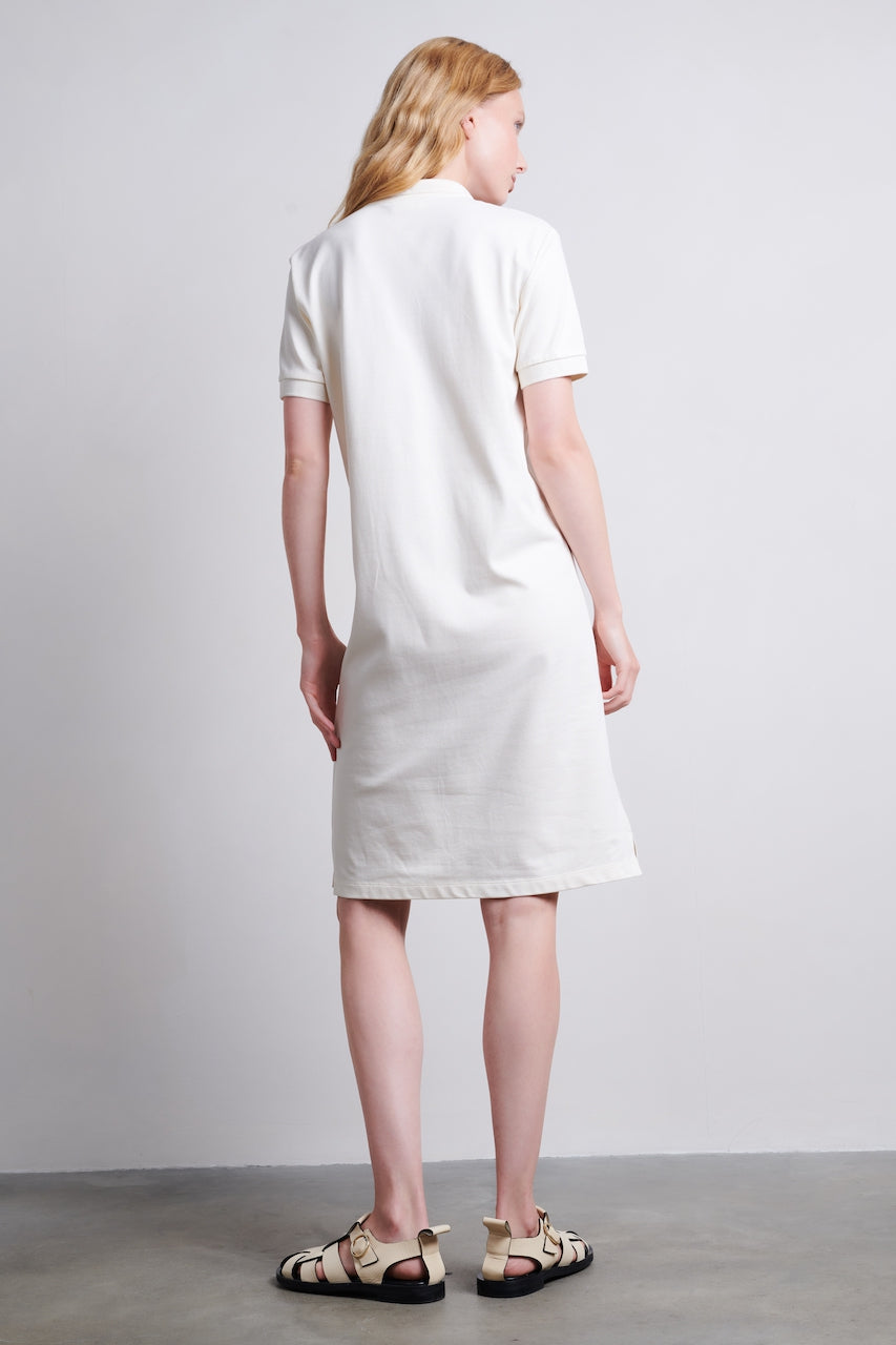 Polo Shirt Dress Organic Cotton | Gardenia