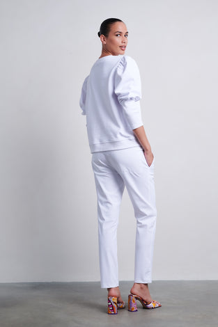 Sweatshirt Buffi Organic Cotton | White