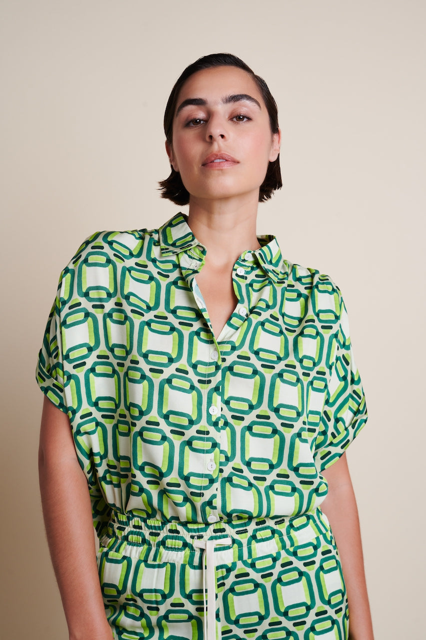 Romy Blouse | Green Lime
