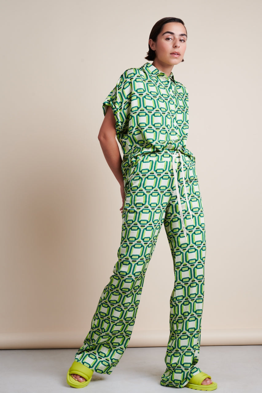 Romy Blouse | Green Lime