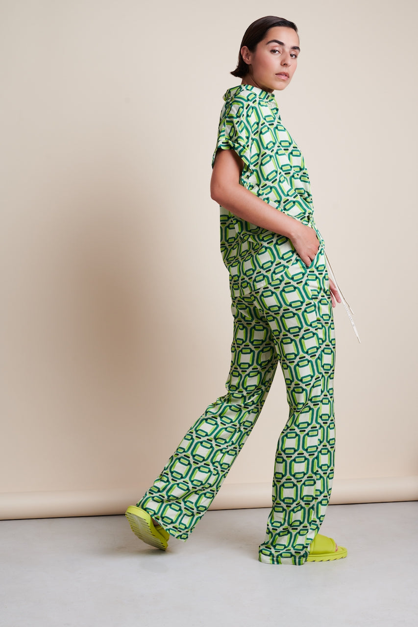 Romy Blouse | Green Lime