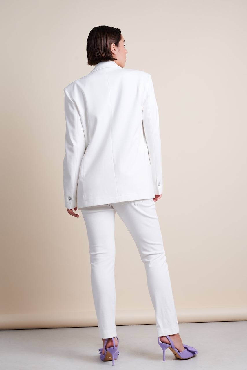 Lima Blazer Eco Viscose | Off White