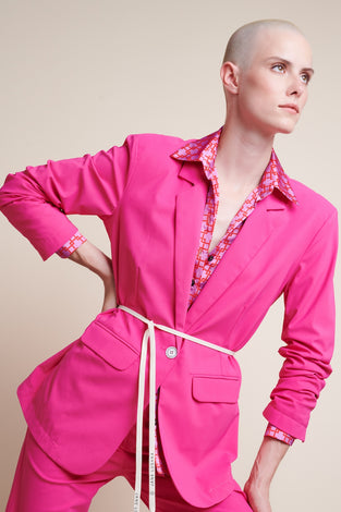 Lima Blazer Technical Jersey | Cyclamen
