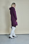 Hoody Dress Organic Cotton | Deep Purple