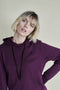 Hoody Dress Organic Cotton | Deep Purple