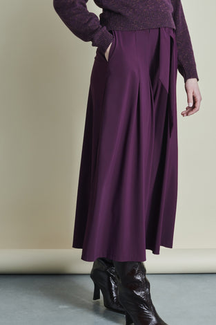 Pants Pascale Technical Jersey | Aubergine