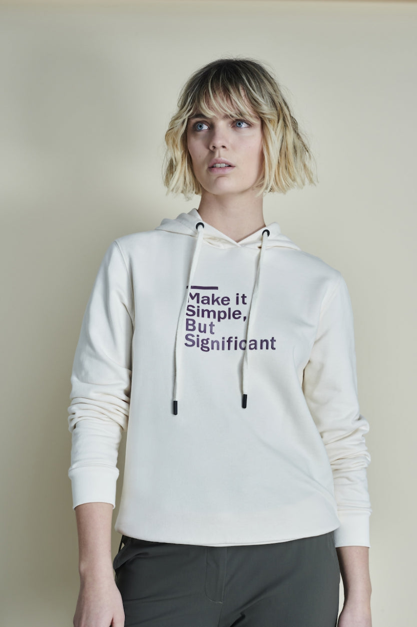 Hoodie Sweat Make it Organic Cotton | Ecru