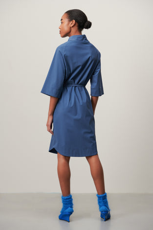 Silva Dress Technical Jersey | Mid Blue
