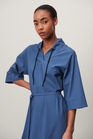 Silva Dress Technical Jersey | Mid Blue