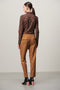 Kikkie Blouse Technical Jersey | Brown
