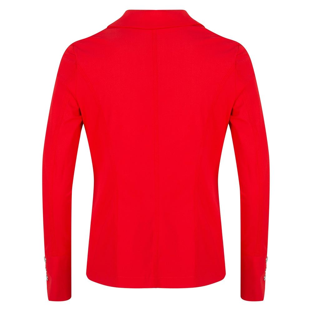 Eva Easy To Wear Blazer | Red