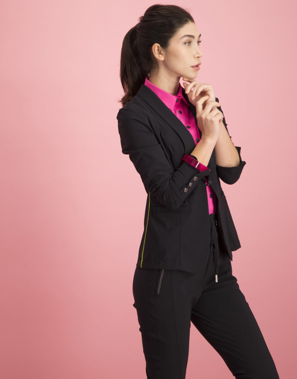 Kim Blazer | Black/Green