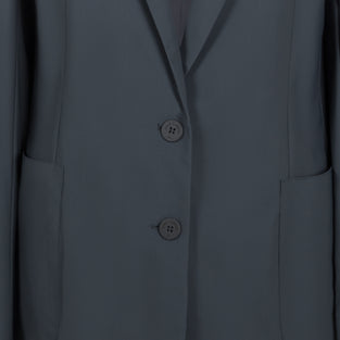 Lennard Oversize Blazer Technical Jersey | Grey