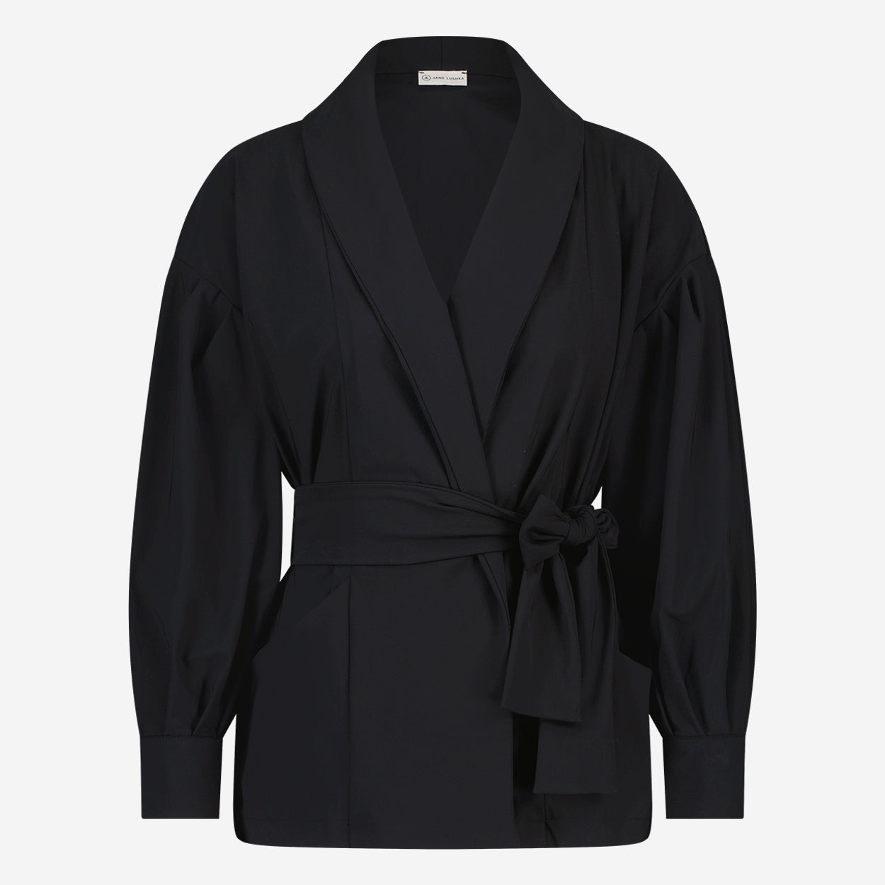 Marina Blazer Kimono Technical Jersey | Black