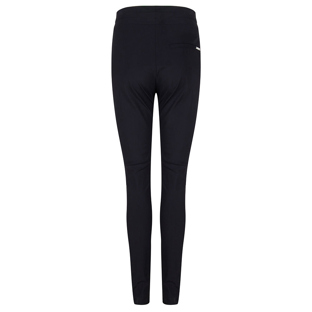 Khloe Drawstring Pants | Black/Fuxia