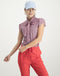 Lilli Asymmetrical Pants | Red