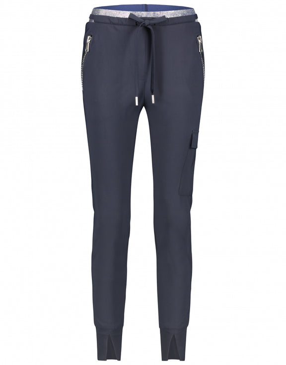 Lilli Asymmetrical Pants | Blue