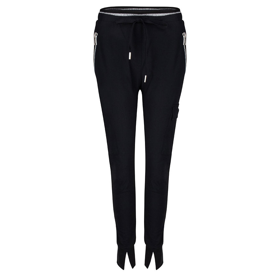 Lilli Asymmetrical Pants | Black