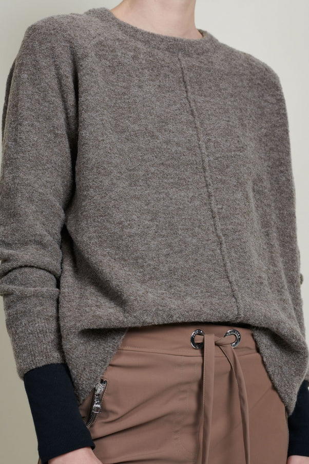 Pullover Cosy Boucle | Toupe