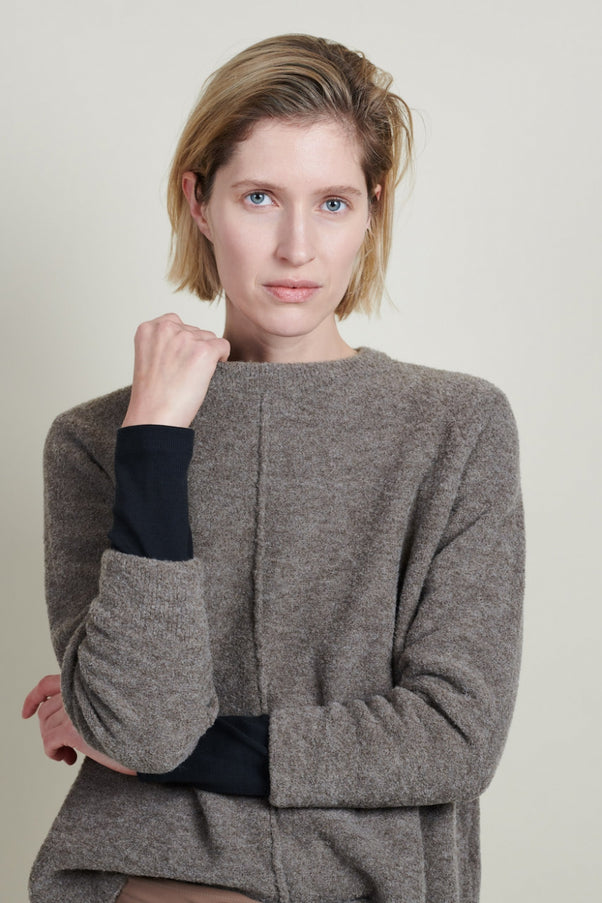 Pullover Cosy Boucle | Toupe