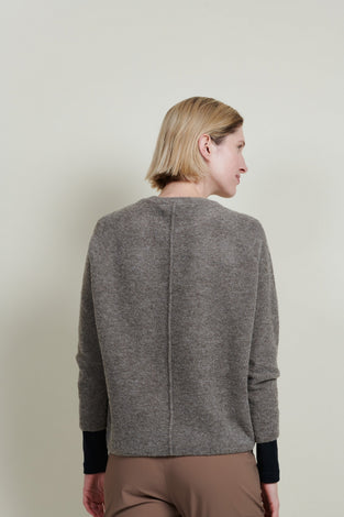 Pullover Cosy Boucle | Toupe