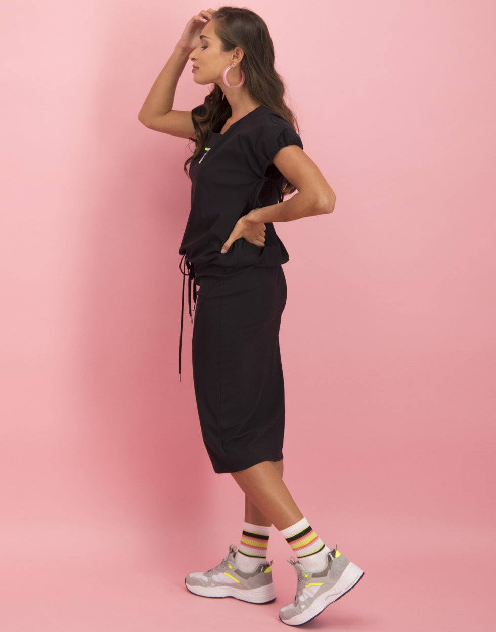 Lynn Zipper Top | Black