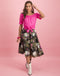 Nicole Knotted Top | Fuxia