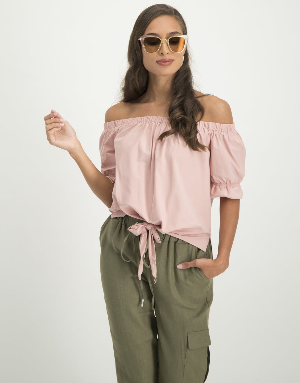 Nicole Knotted Top | Barry Pink