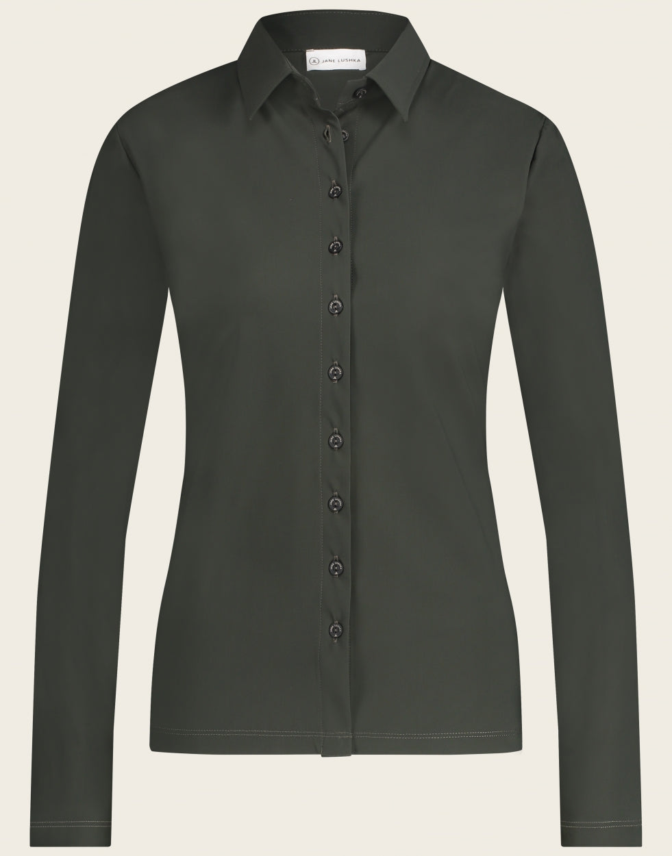 Blouse Kikkie Technical Jersey | Grey Green