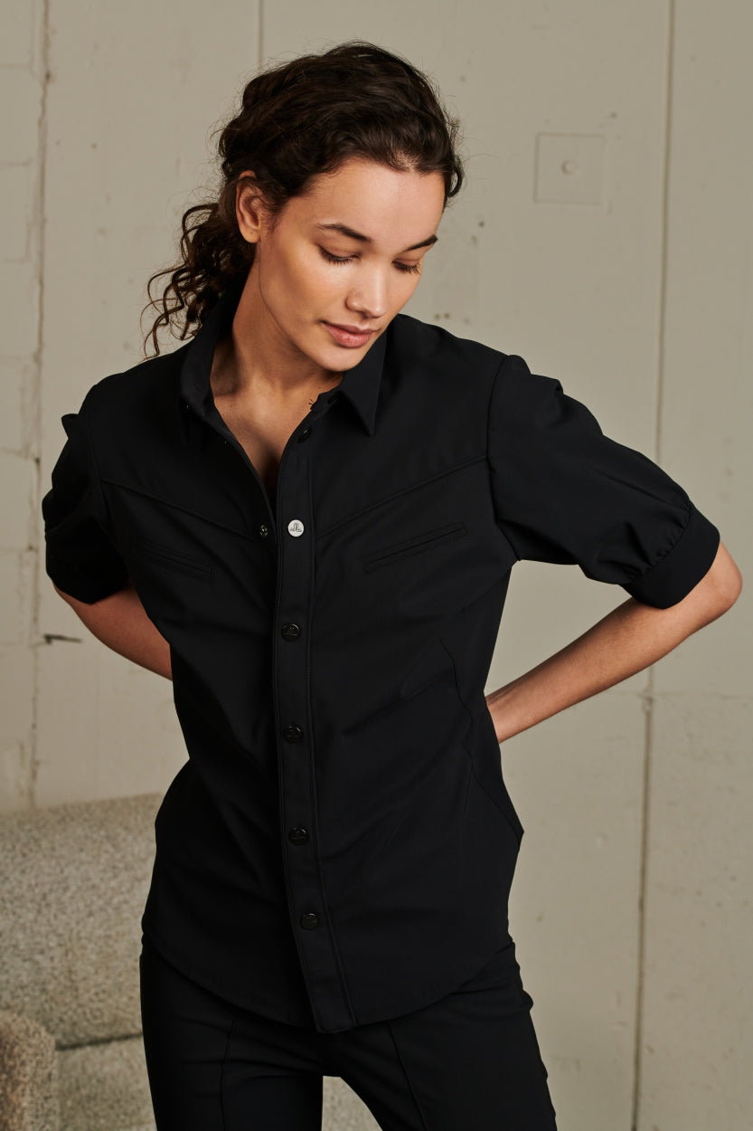 Blouse Susane Technical Jersey | Black