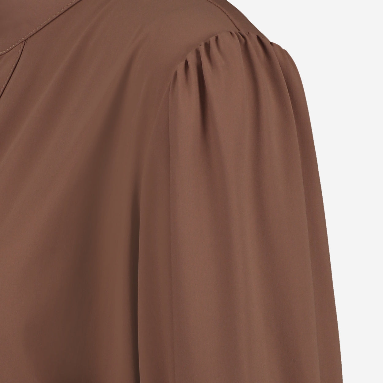 Katie Blouse Technical Jersey | New Mocca