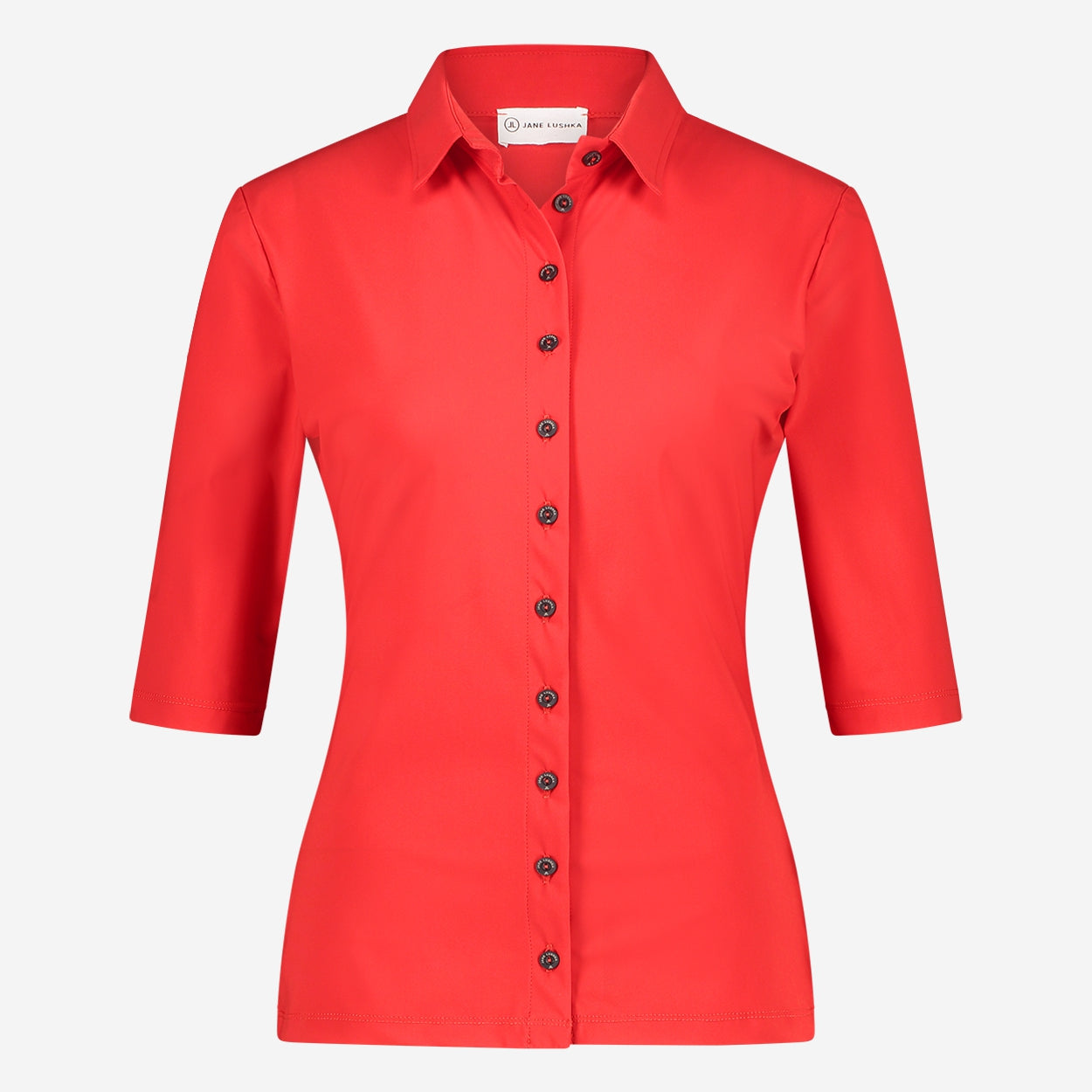 Kikkie Blouse Technical Jersey | Red