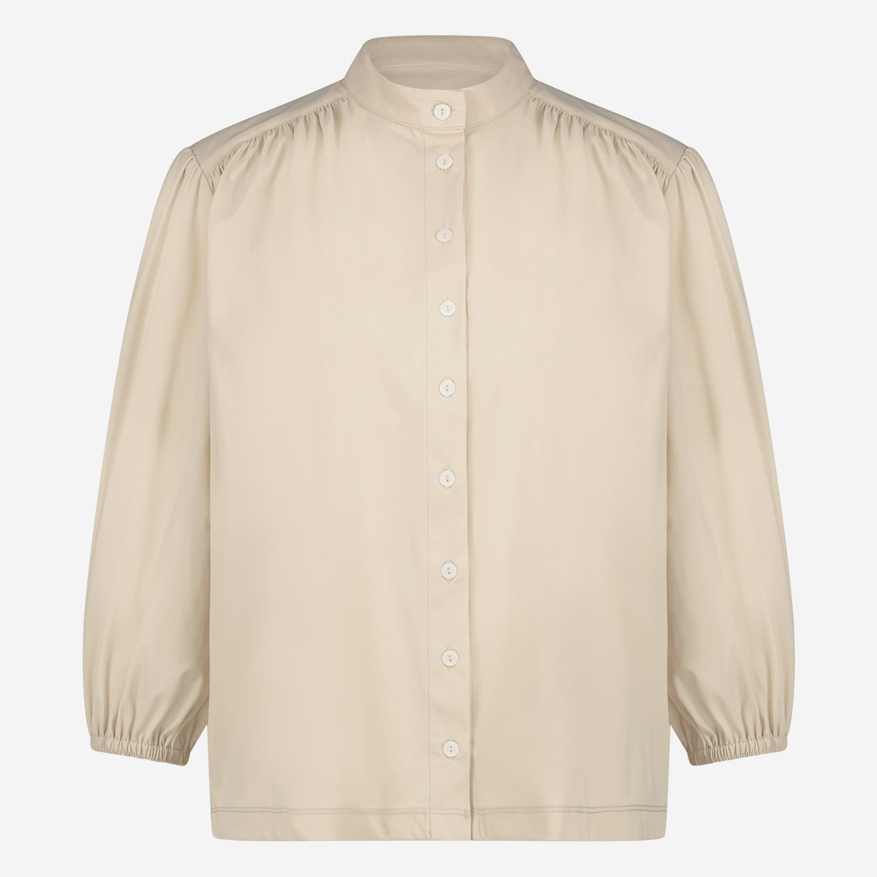 Nora Blouse Technical Jersey | Beige