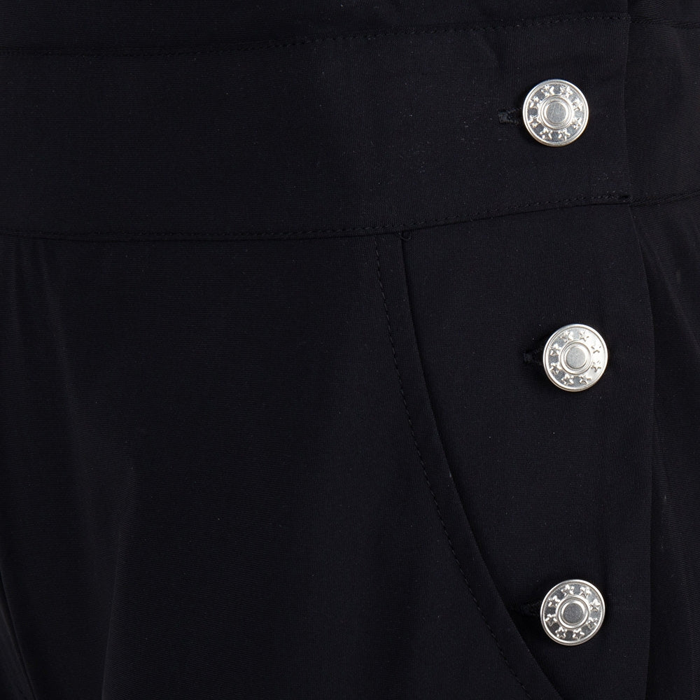 Vida Dungaree Jumpsuit | Black