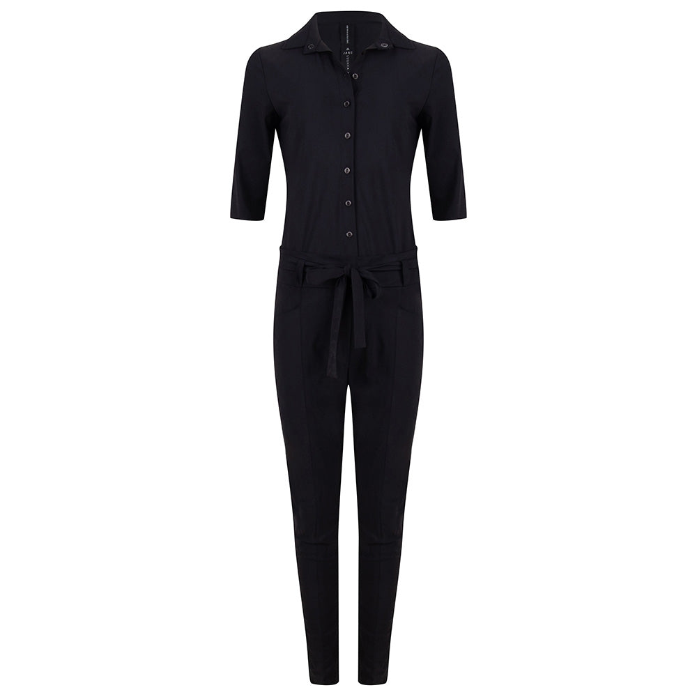 Zoey Shirt Jumpsuit | Black