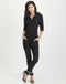 Zoey Shirt Jumpsuit | Black