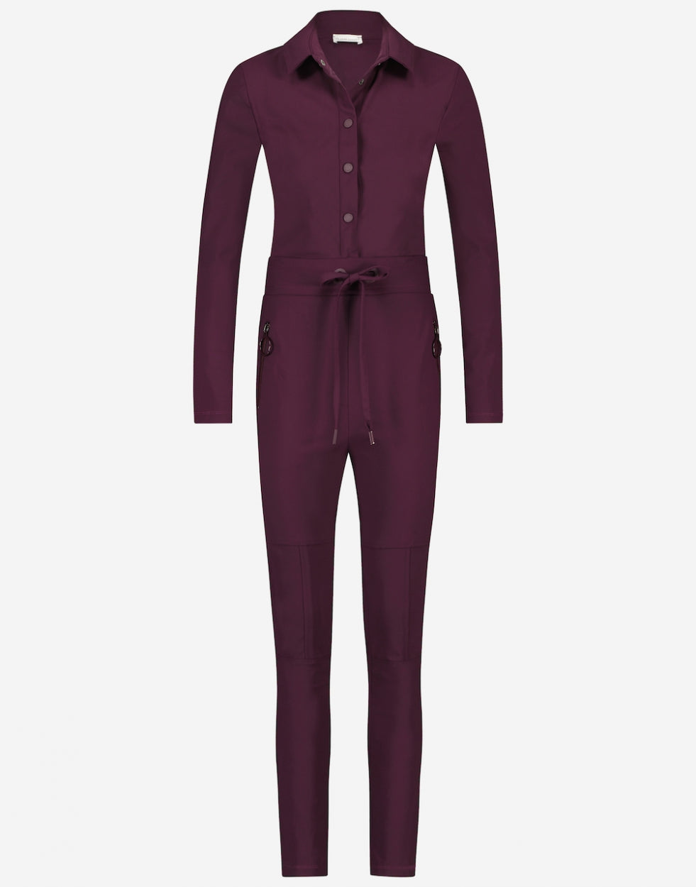 Jumpsuit Milou Technical Jersey | Aubergine