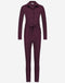 Jumpsuit Milou Technical Jersey | Aubergine